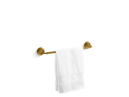 Kohler 27425-2MB Tone™ 18" Towel bar, Vibrant Brushed Moderne Brass