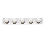 Kichler 625 Bath & Vanity 30’’ Wide 5-Bulb Bathroom Lighting Fixture Brushed Nickel - *Lighting & Electrical