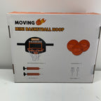 Moving Basketball Hoop Indoor for Kids and Adults Pro Mini Basketball Hoop Over The Door with 3 Balls & 2 Air Pump Toys