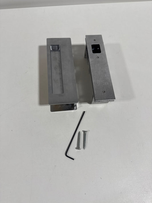 Cavilock Non-Latching Passage Pocket Door Pull for 1-3/4 Inch Door Thickness