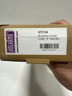 CO Bath V313 Volkano Cinder 18" Towel Bar - Brushed Nickel