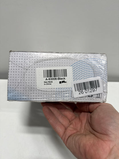 BWE Single Handle Wall Mount Bath Spout Waterfall Tub Black Faucet Bathtub Filler in Matte Black