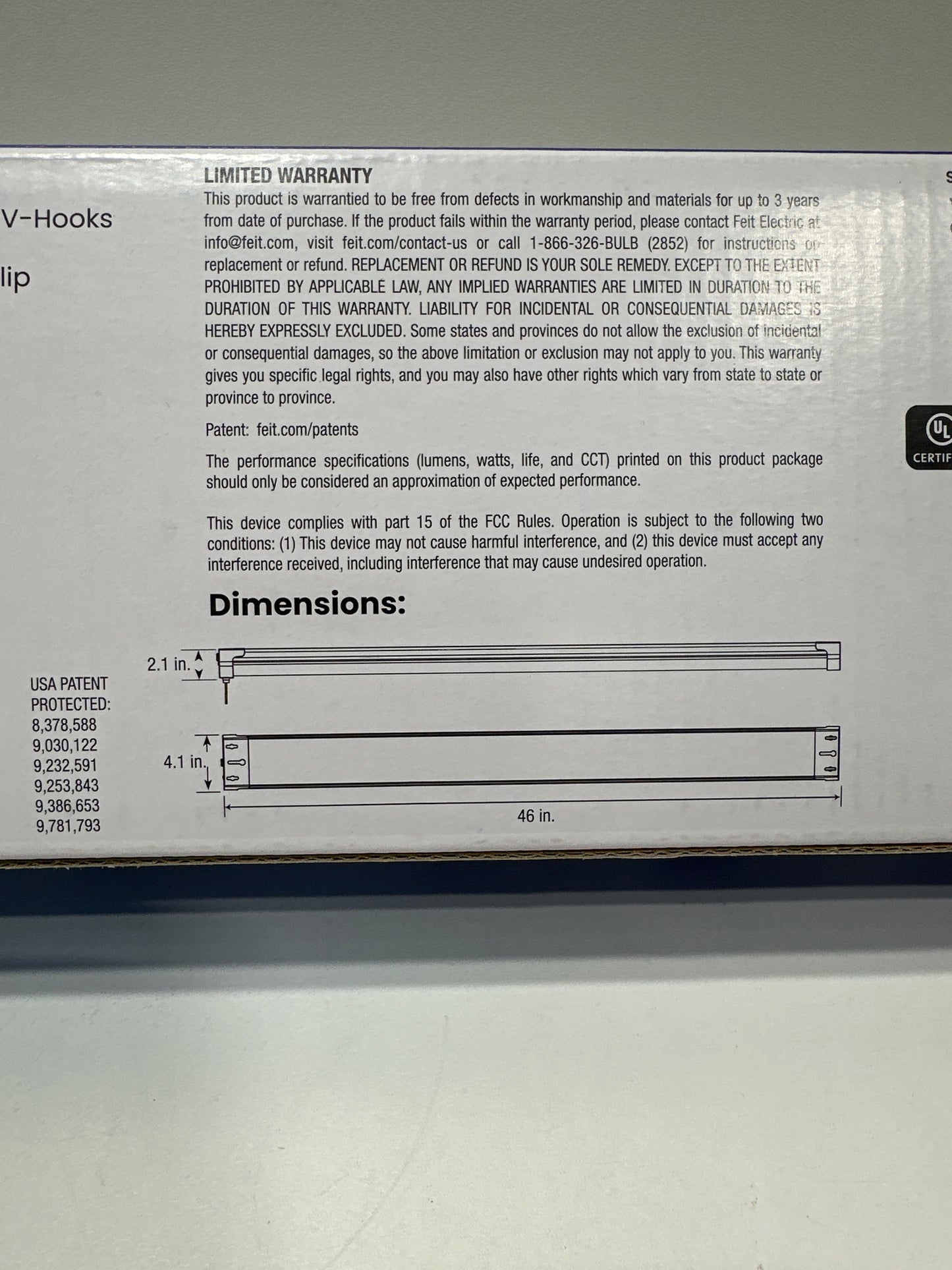Feit 10,000 Lumen Multi-Directional Shop Light Motion Detection