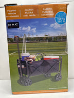 Mac Sports XL Folding Wagon with Brakes