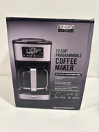 Used Bella PRO - 12-Cup Programmable Coffee Maker - 90194 - Stainless Steel - *Kitchen Appliances