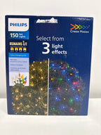 Philips 150ct Net Lights 4FT X 6FT Color Changing LED Green Wire