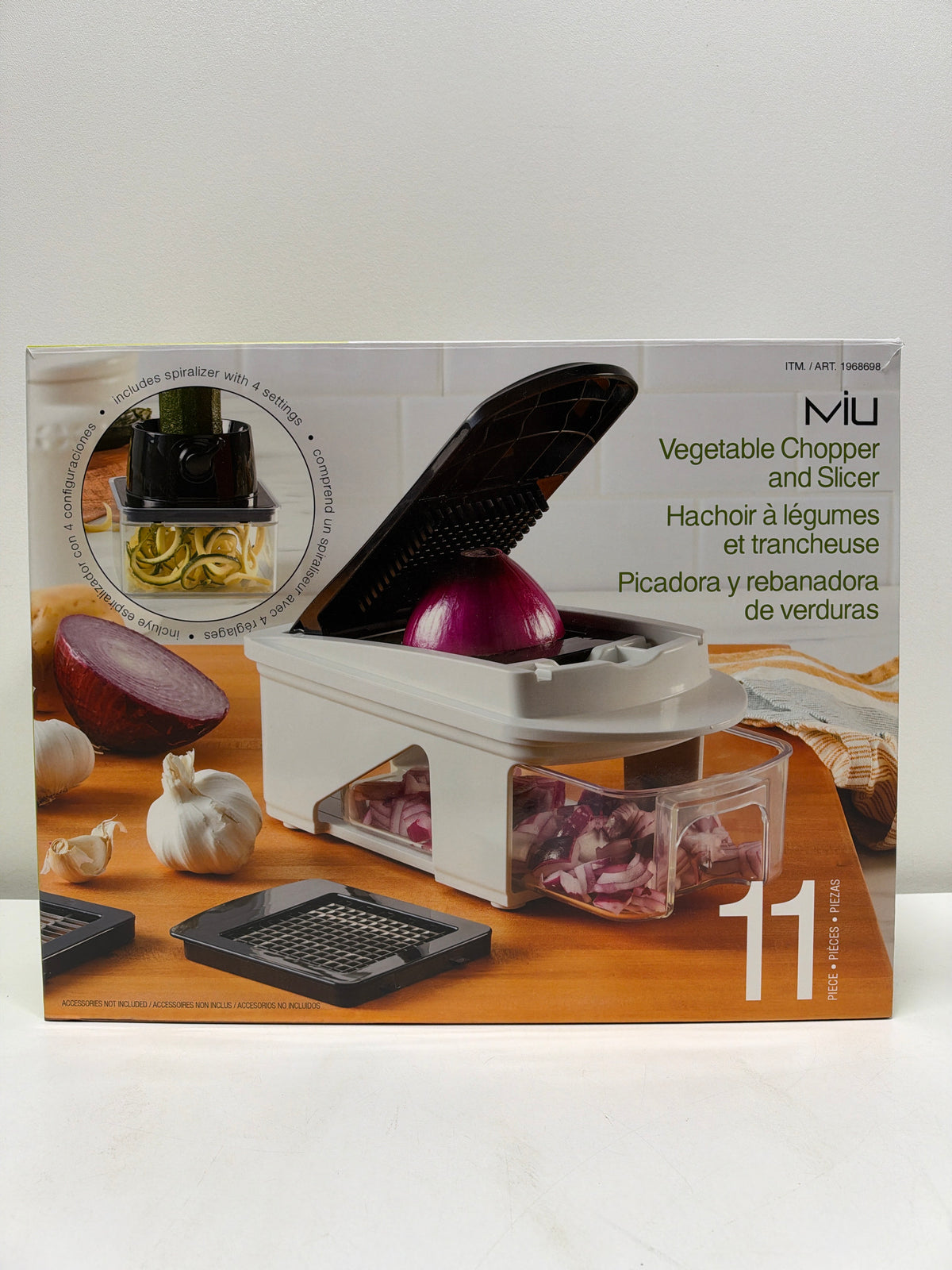 MIU 11-piece Vegetable Chopper & Slicer