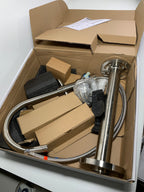 Cadet Single-Handle Freestanding Roman Tub Faucet with Hand Shower in Brushed Nickel - *Plumbing