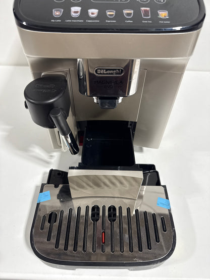 Scratch & Dent De'Longhi - Magnifica Evo Espresso Machine with Automatic Milk Frother for Hot and Iced Lattes, Coffee and More - Silver