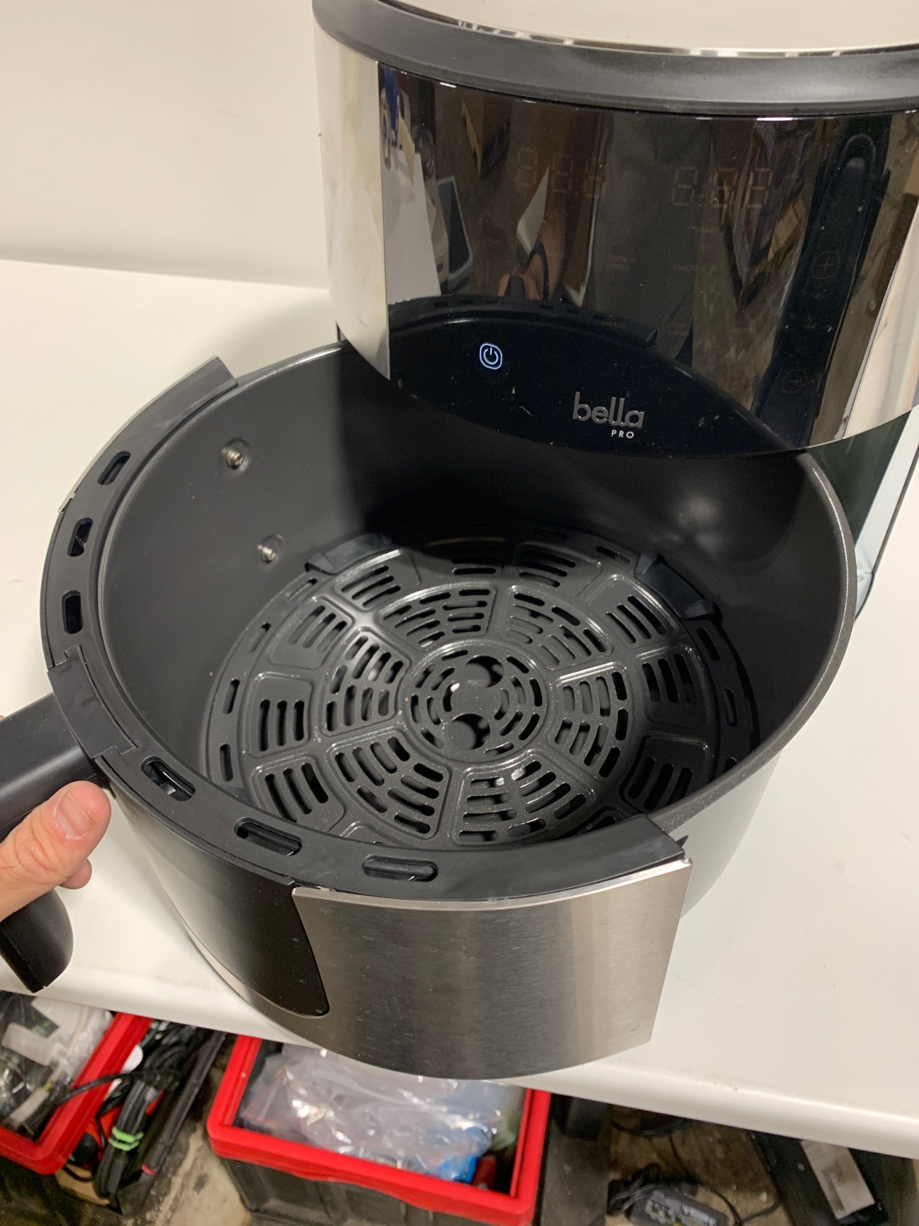 Used bella PRO - SmartCrisp 8-qt. Touchscreen Air Fryer - Stainless Steel - *Kitchen Appliances