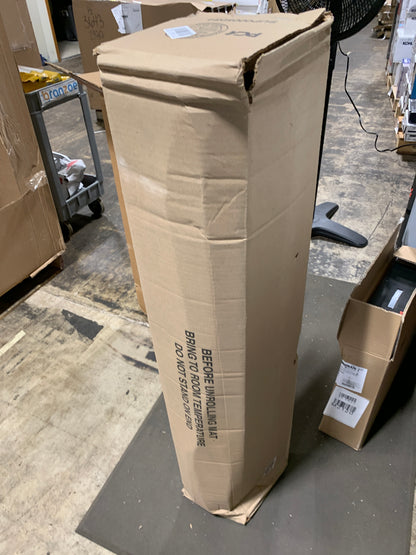 NoTrax 109S0046BR Brush Step Entrance Scraper Floor Mat, 4' X 6', 3/8 Thick, Brown