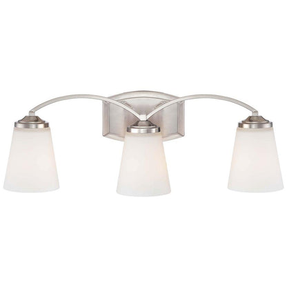 Minka Lavery Overland Park 22 Inch 3 Light Bath Vanity Light Overland Park - 6963-84 - Transitional