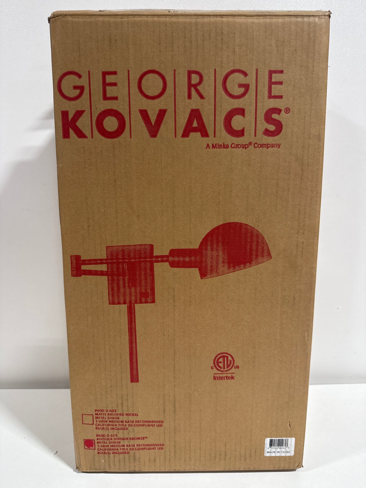 Kovacs P3 Wall Swing Lamp P3 - P600-3-615 - Transitional
