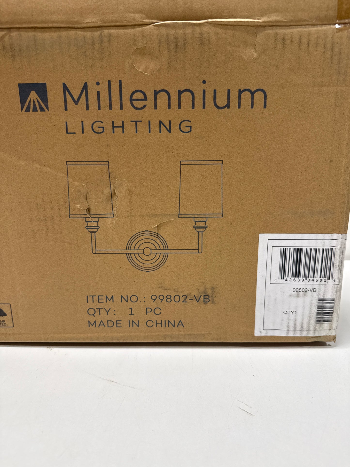 Millennium Lighting 99802 Leena 2 Light 16" Wide Vanity Light Vintage Brass Indoor Lighting Bathroom Fixtures Vanity Light