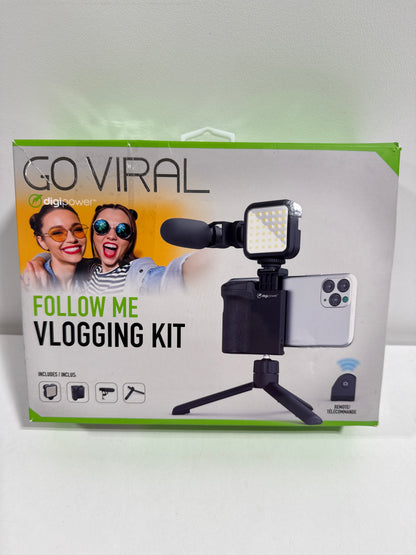 Digipower - Follow ME Vlogging Kit for Phones and Cameras
