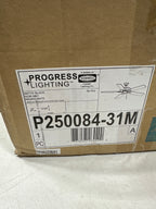 Progress Lighting P250084 AirPro E-Star 52" 5 Blade Indoor Ceiling Fan Matte Black Fans Ceiling Fans Indoor Ceiling Fans