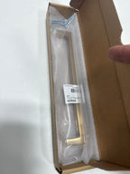 Emtek 86708US4 8 in. Center to Center Warwick Cabinet Pull Satin Brass - *Tools Hardware & Misc
