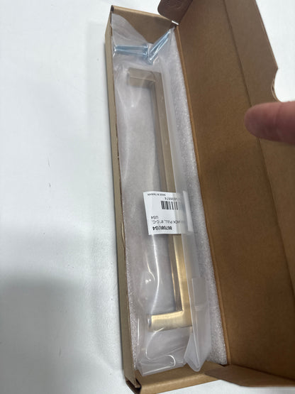 Emtek 86708US4 8 in. Center to Center Warwick Cabinet Pull Satin Brass - *Tools Hardware & Misc