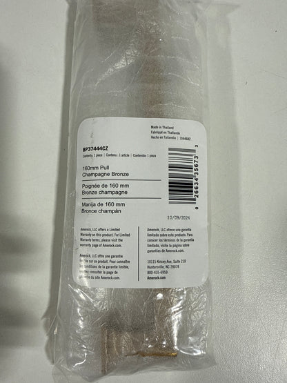 Amerock Lintel 6-5/16 Inch (160mm) Center-to-Center Champagne Bronze Cabinet Pull