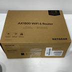 NETGEAR 4-Stream WiFi 6 Router (R6700AX) – AX1800 Wireless Speed (Up to 1.8 Gbps) | Coverage up to 1,500 sq. ft., 20 devices