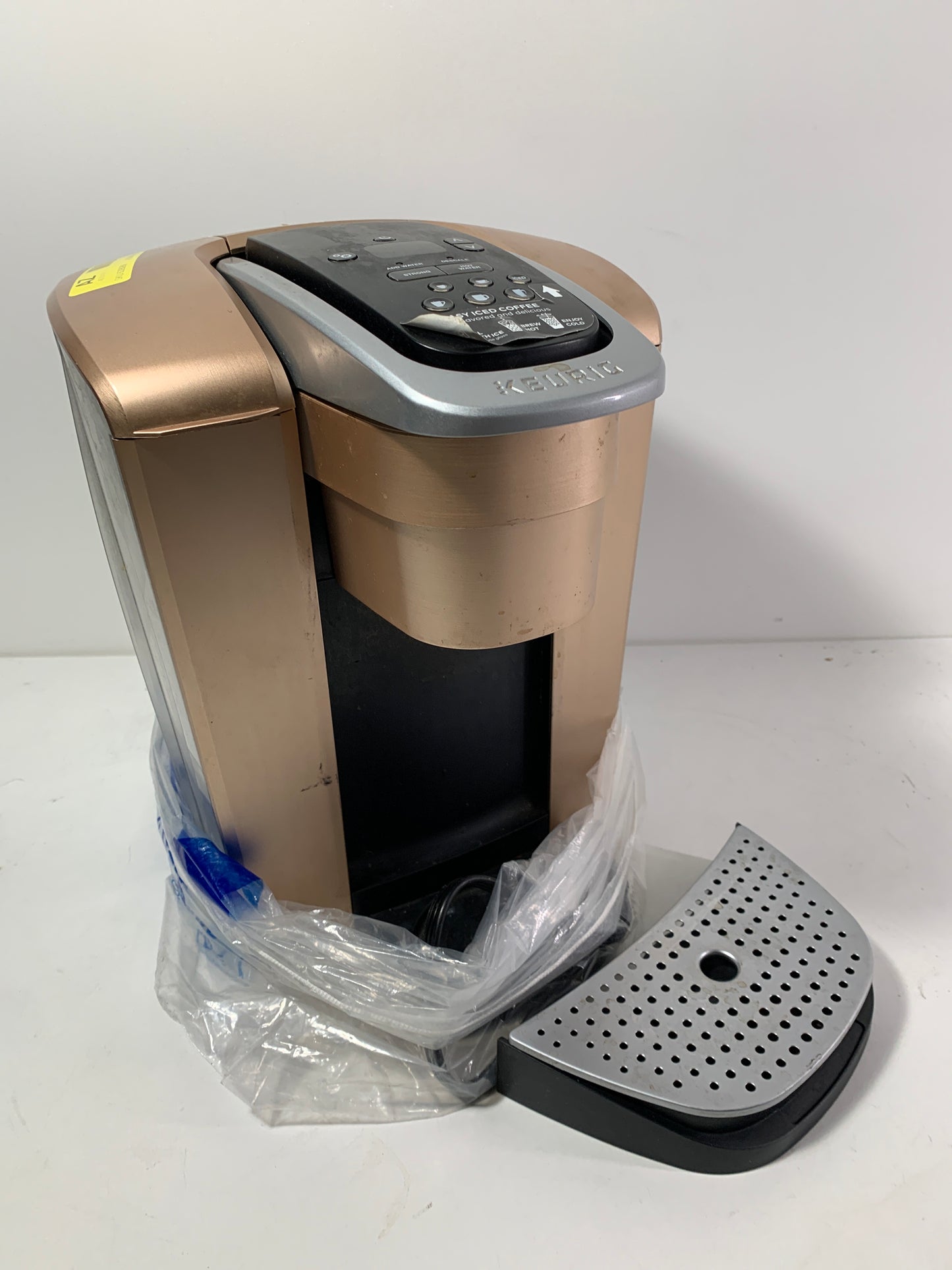 Used Keurig - K-Elite Single-Serve K-Cup Pod Coffee Maker - Brushed Copper