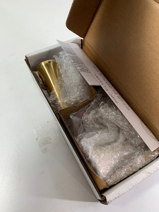 Kohler K-21954 Tempered Wall Mounted Pivoting Toilet Paper Holder Vibrant Brushed Moderne Brass