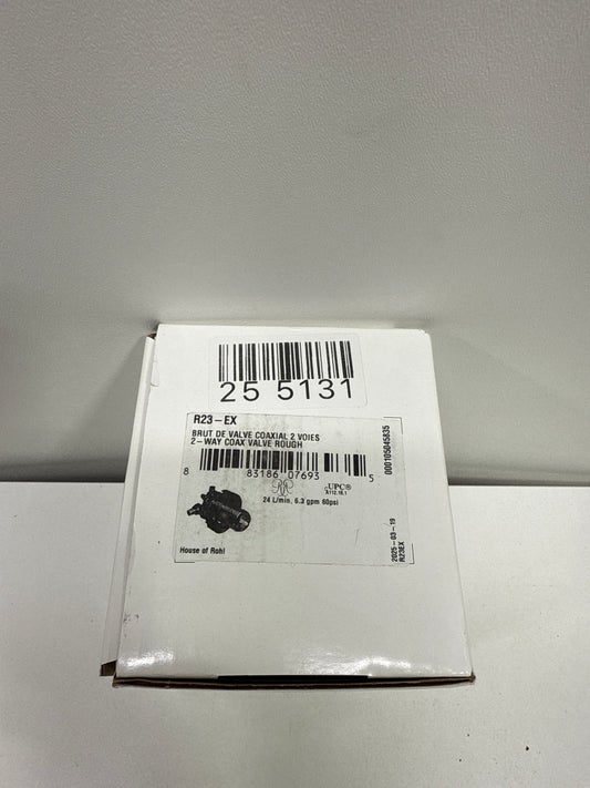 Riobel - R23-EX - 2-Way Type T/p (Thermostatic/Pressure Balance) Coaxial Valve Rough Expansion Pex