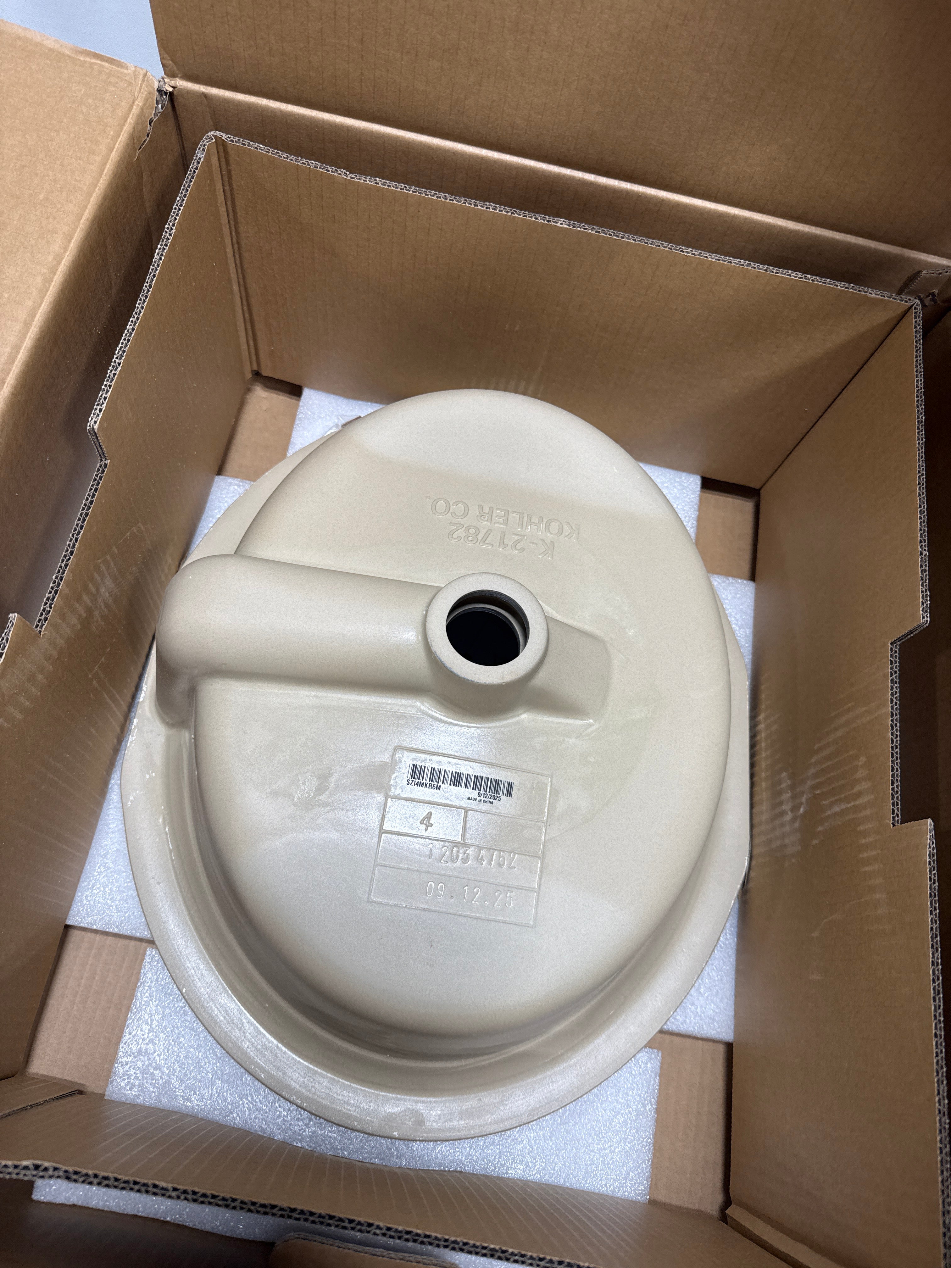 Kohler K-21782-0 Artifacts 21 1/4" Oval Undermount Bathroom Sink, White