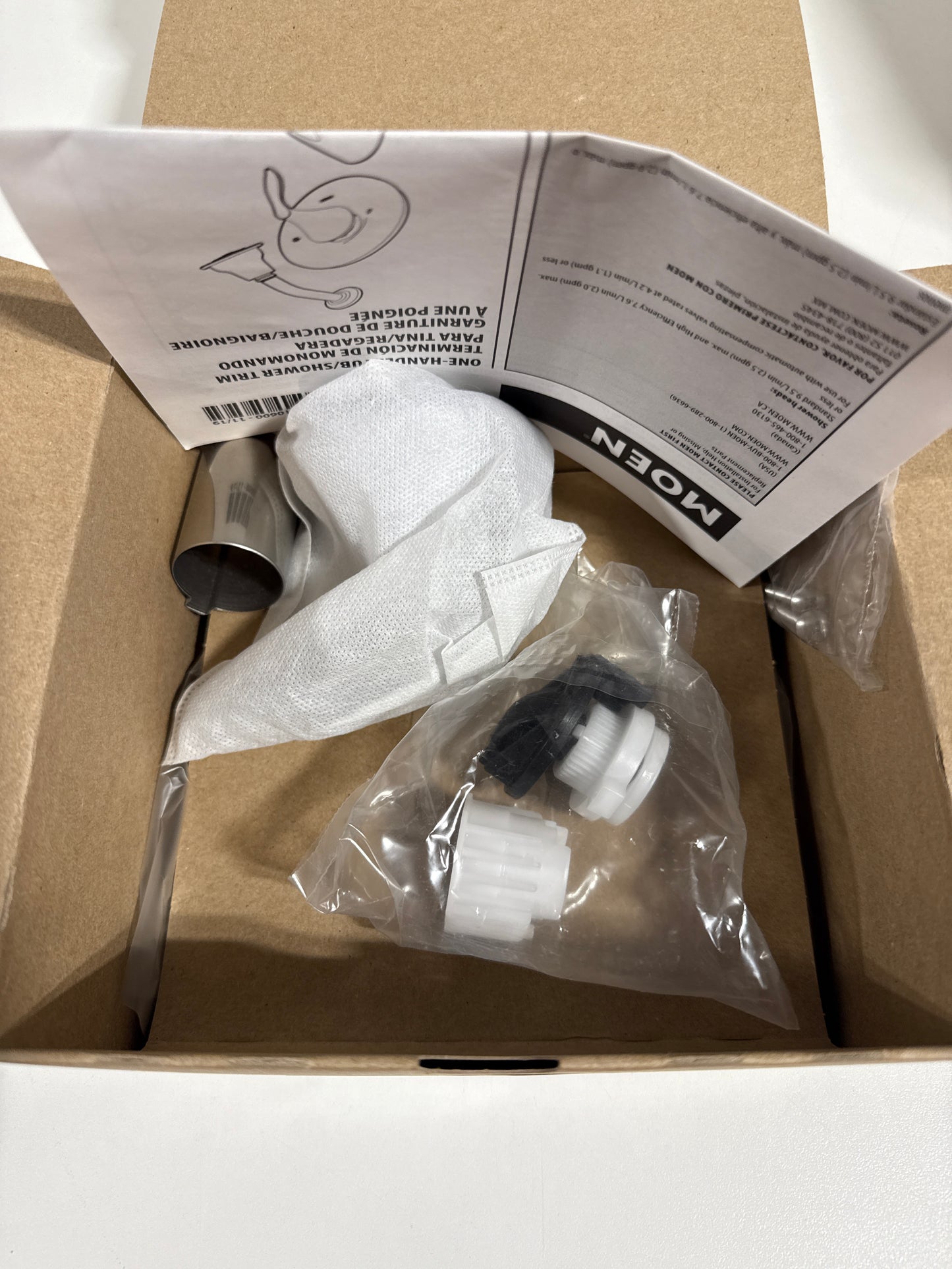 Moen T2131 Eva Collection Single Handle Posi-Temp Pressure Balanced Valve Trim