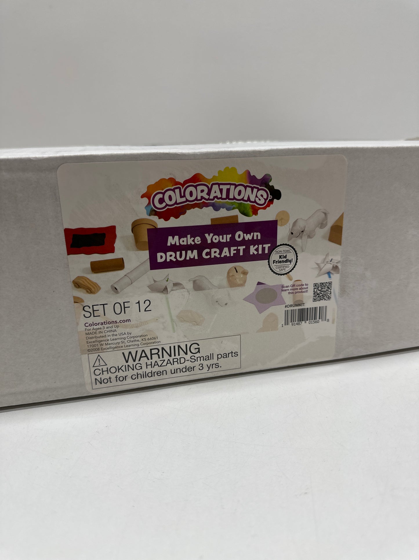 Colorations Easy to Make Drum Kit Kit for 12 by Colorations