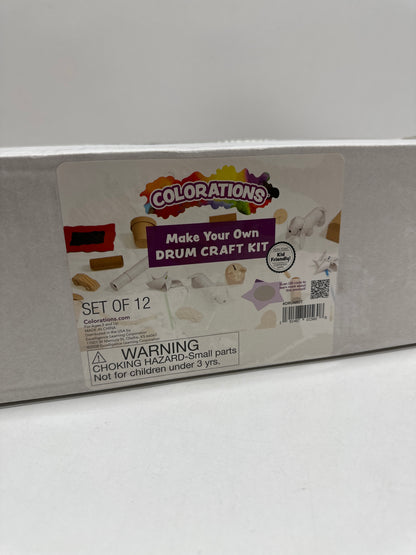 Colorations Easy to Make Drum Kit Kit for 12 by Colorations