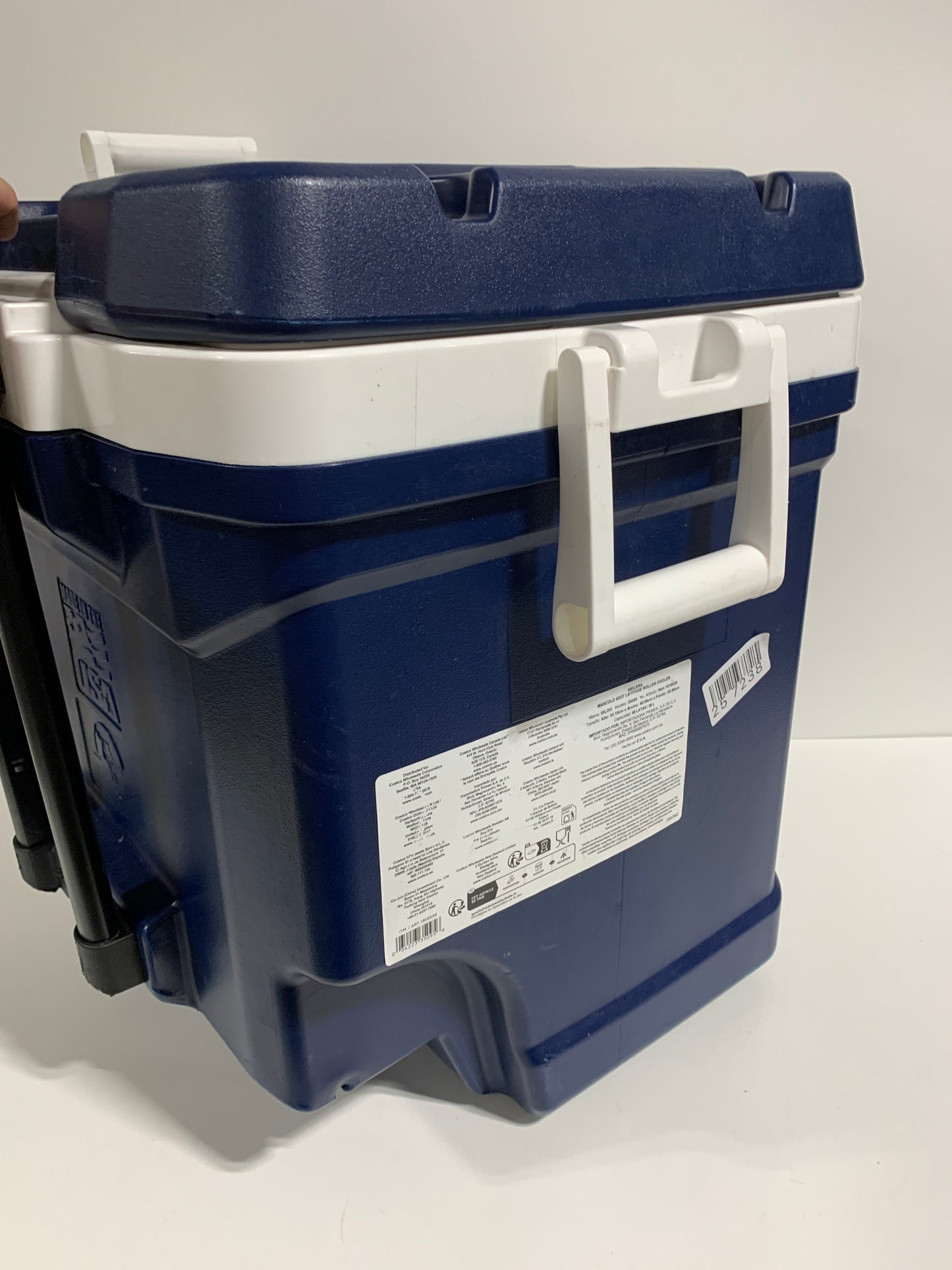 Used See Desc IGLOO MaxCold 58 Litre (62 US QT) Roller Cool Box Ice Cooler 98 Cans