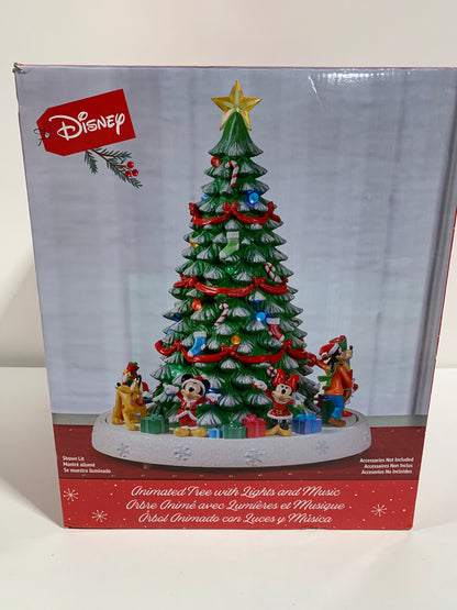 Disney Animated Holiday Christmas Tree with Lights and Music