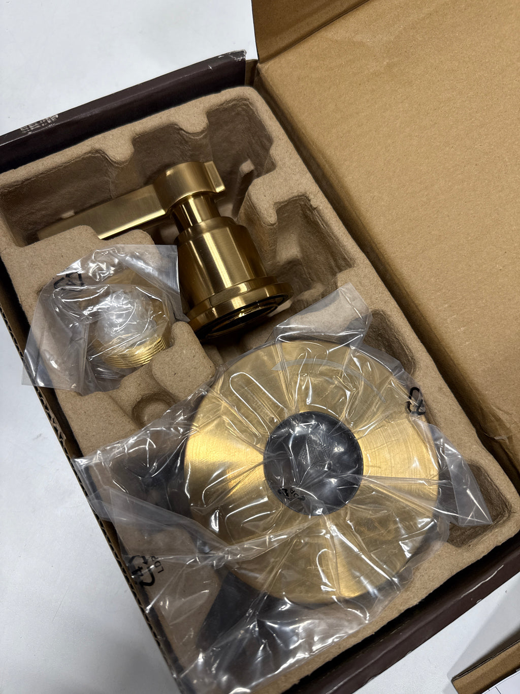 Signature Hardware 948555-LV Greyfield Volume Control Trim - Less Valve Brushed Gold