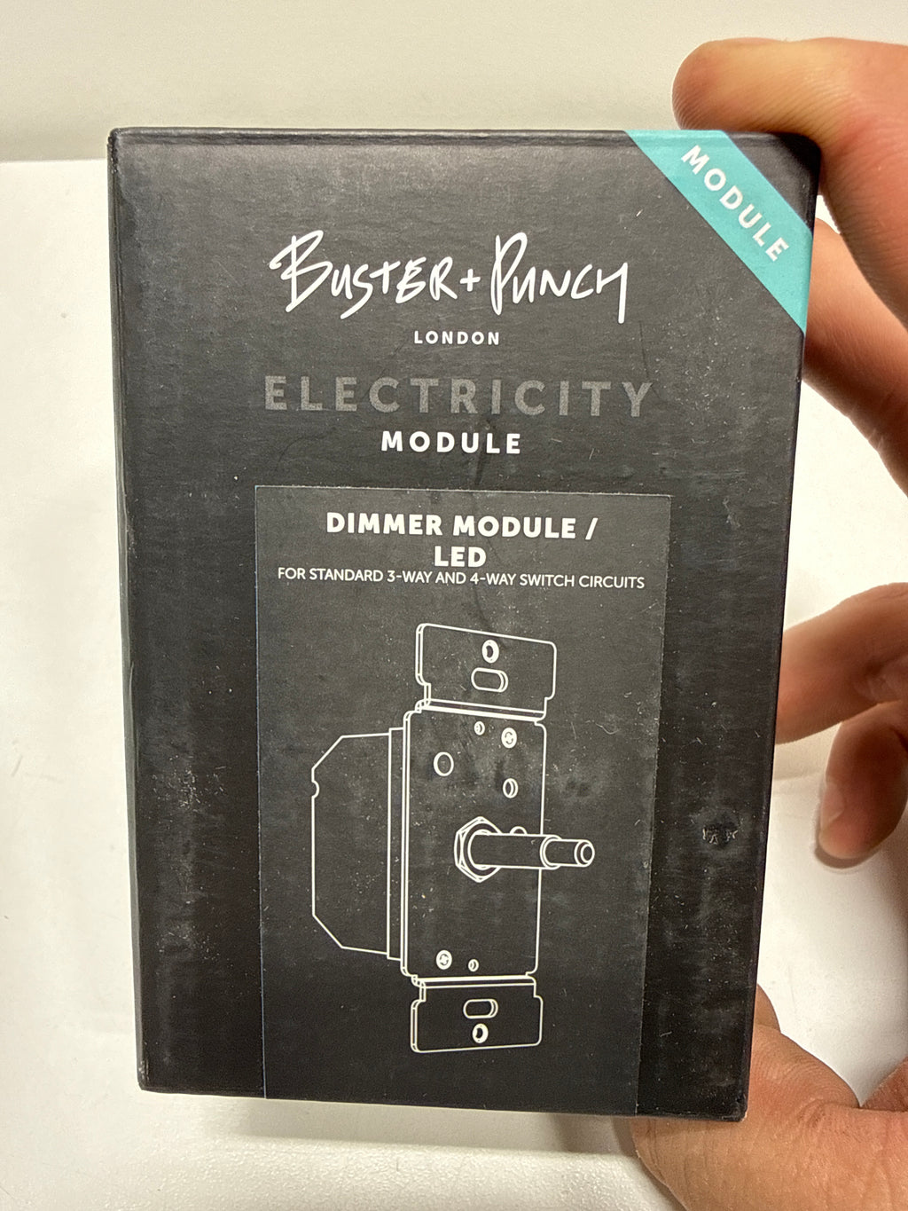 Buster + Punch NDM-024061 US Electricity 2.1 Ampere LED Dimmer Black Wall Controls Dimmers