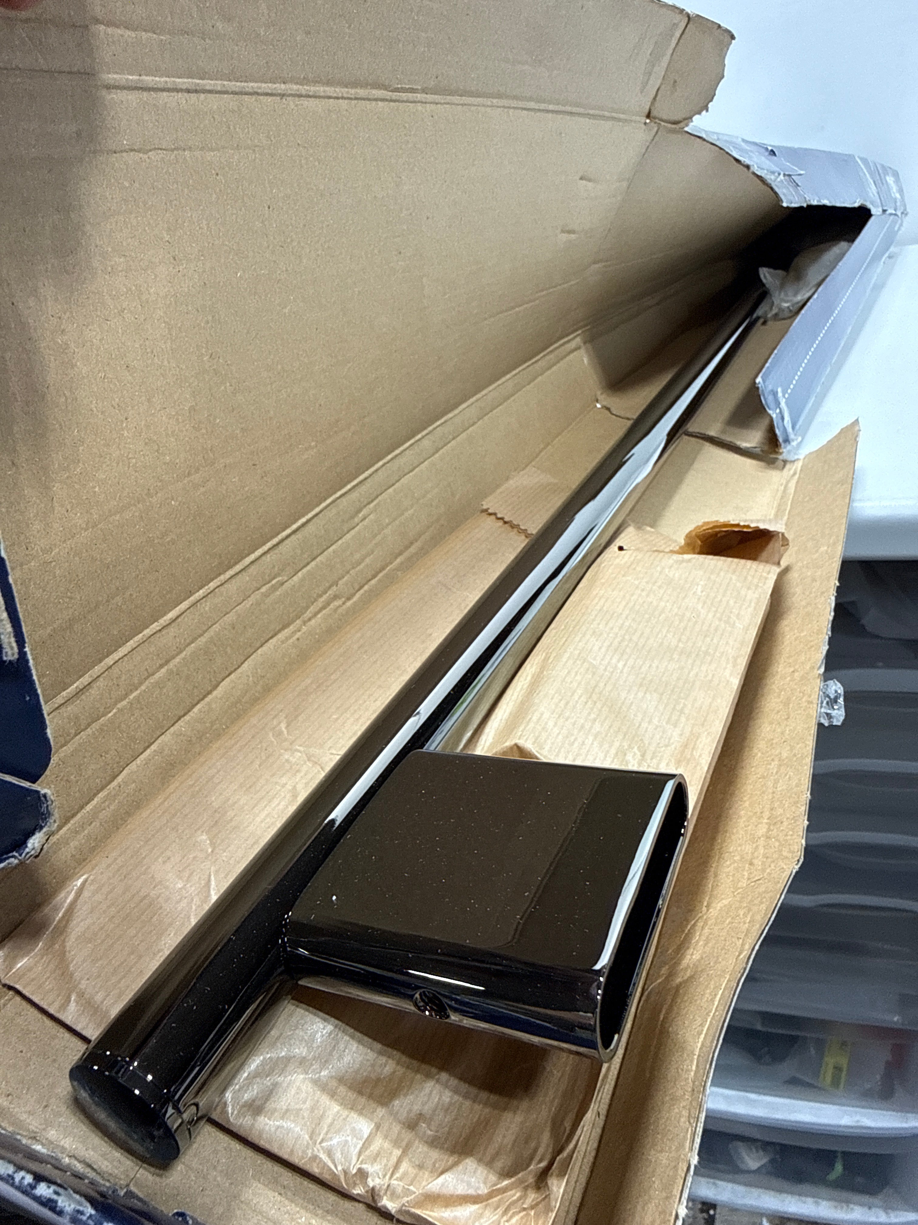 Grohe 26 603 Rainshower 36" Shower Slide Bar Hard Graphite