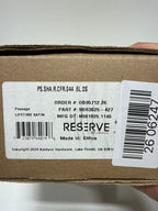 Baldwin PS.SHA.R.CFR Sharpewood Passage Door Lever Set with Contemporary 5" Rose from the Reserve Collection