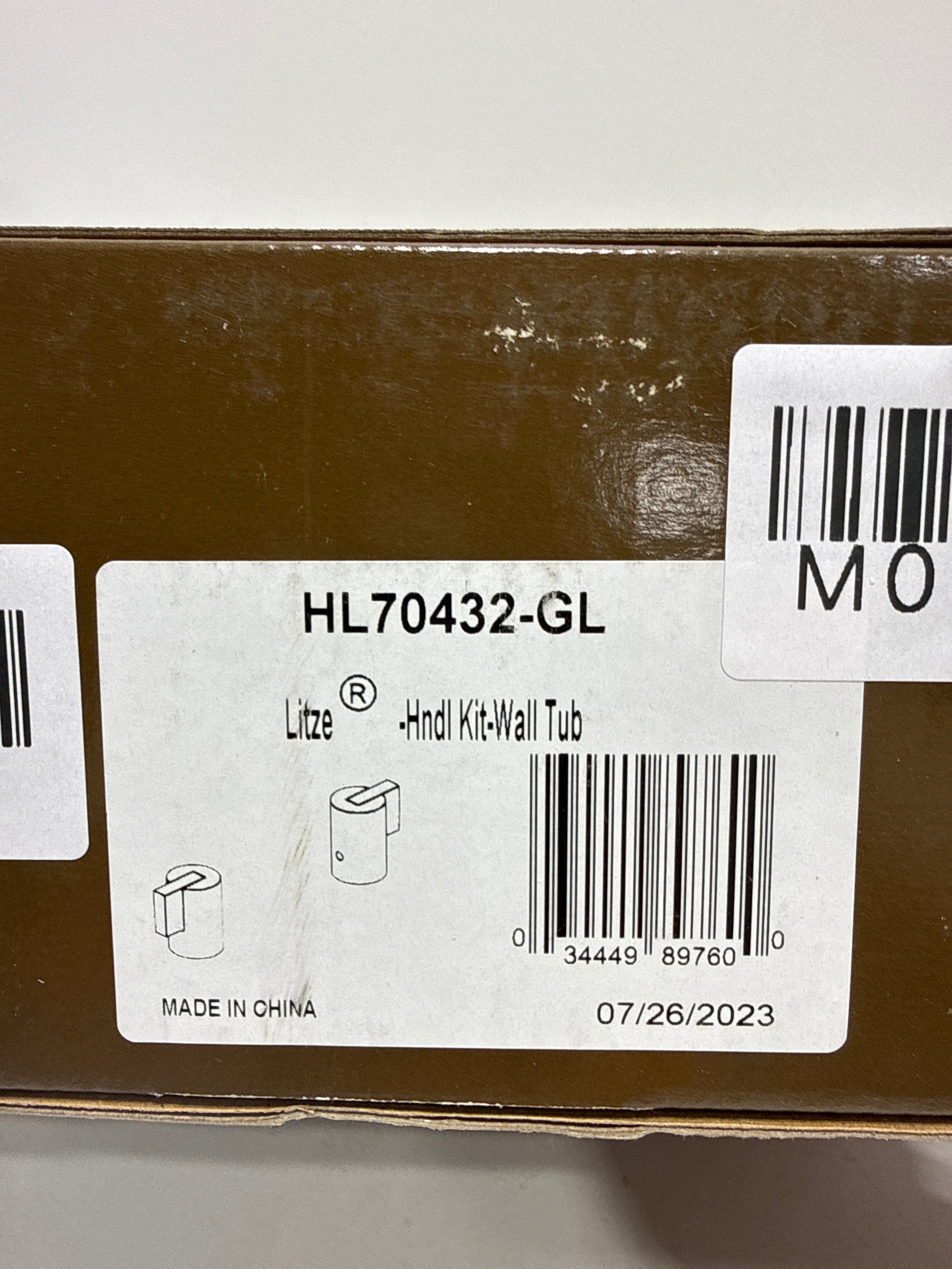 Brizo HL70432 Litze Lever Handles for Wall Mount Tub Filler Luxe Gold