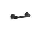 Scratch KOHLER K-27397-BL Simplice Pivoting Toilet Paper Holder, Wall-Mounted Toilet Roll Holder, Matte Black