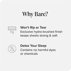 Bare Home California King Sheet Set - Luxury 1800 Ultra- Soft Double Brushed Microfiber - Deep Pockets - Easy Fit - 4 Piece Bedding Sheet Set (California King, Grid - Midnight/White)