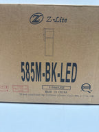 Z-Lite 1 Light Outdoor Wall Sconce 585M-BK-LED, Black