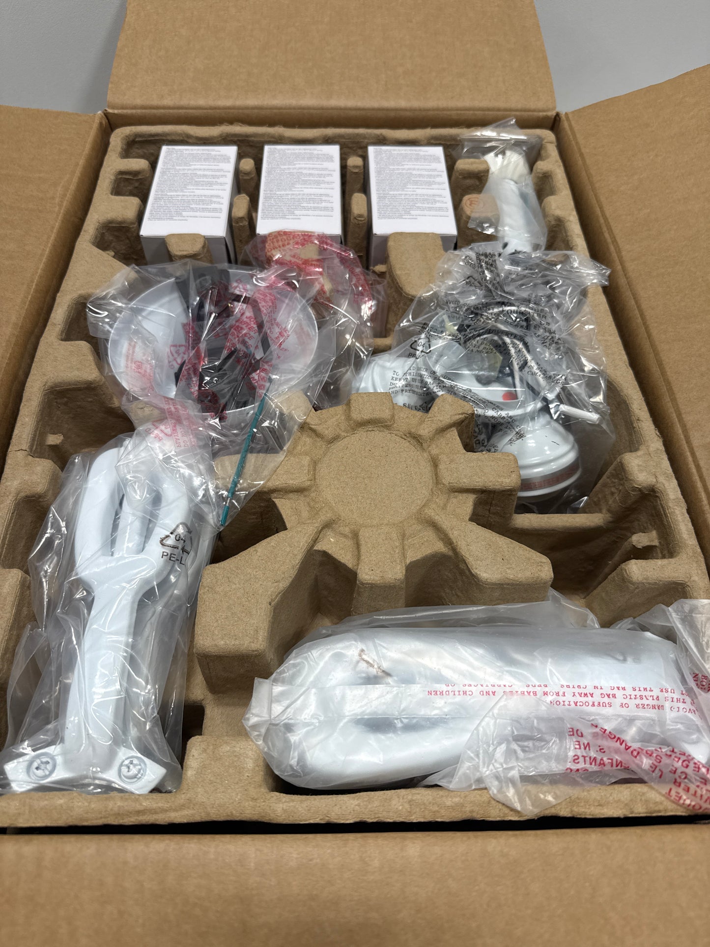 Glendale III 42 in. LED Indoor White Ceiling Fan with Light and Pull Chains Included