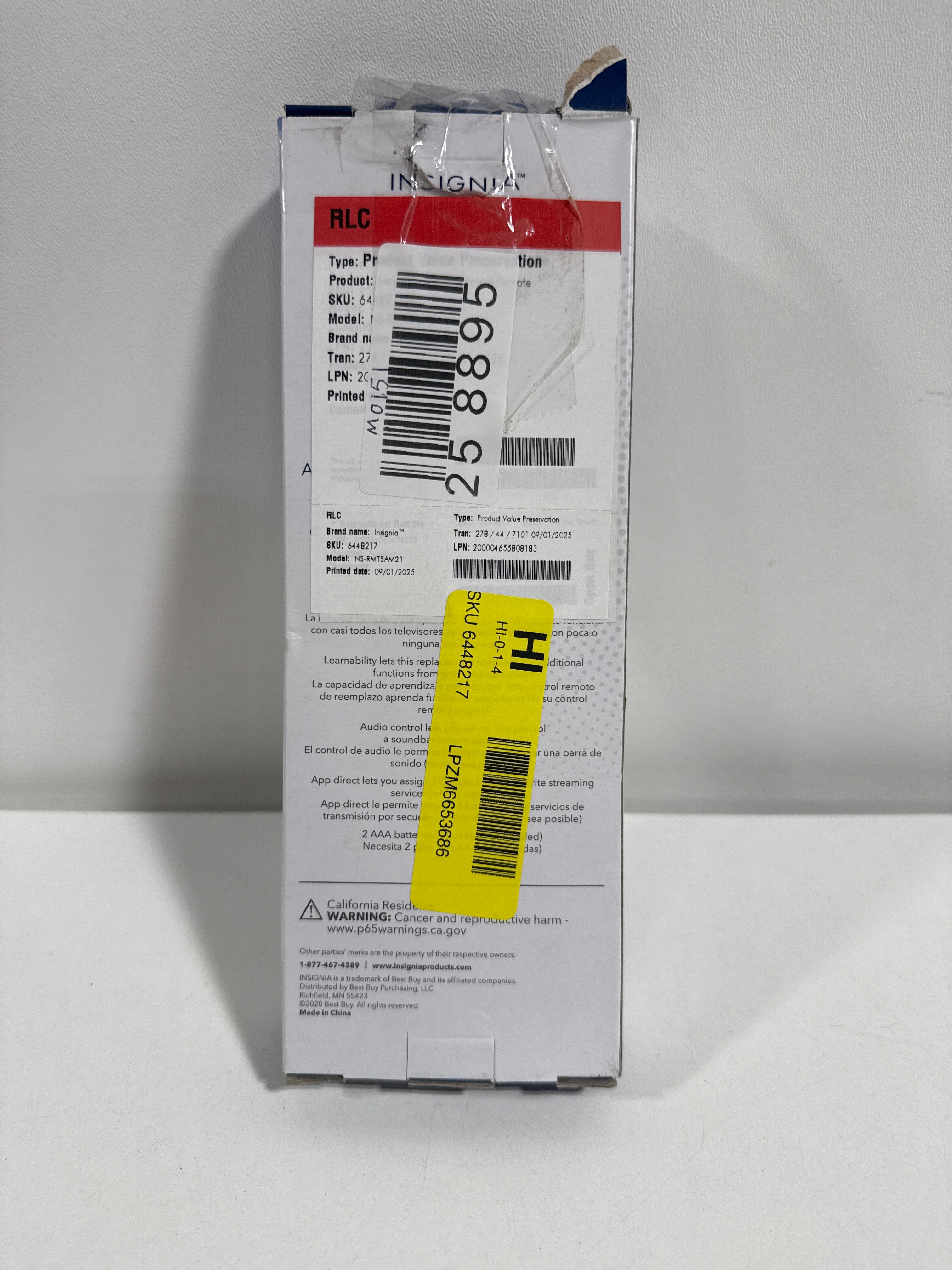 Insignia Replacement Remote NS-RMTSAM21 for Samsung TVs - *TV & Home Theater