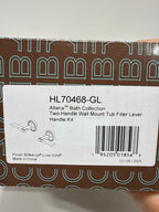 Brizo HL70468 Allaria Lever Handle Kit Only for Double Handle Wall Mount Tub Faucet - Less Spout and Rough in Luxe Gold