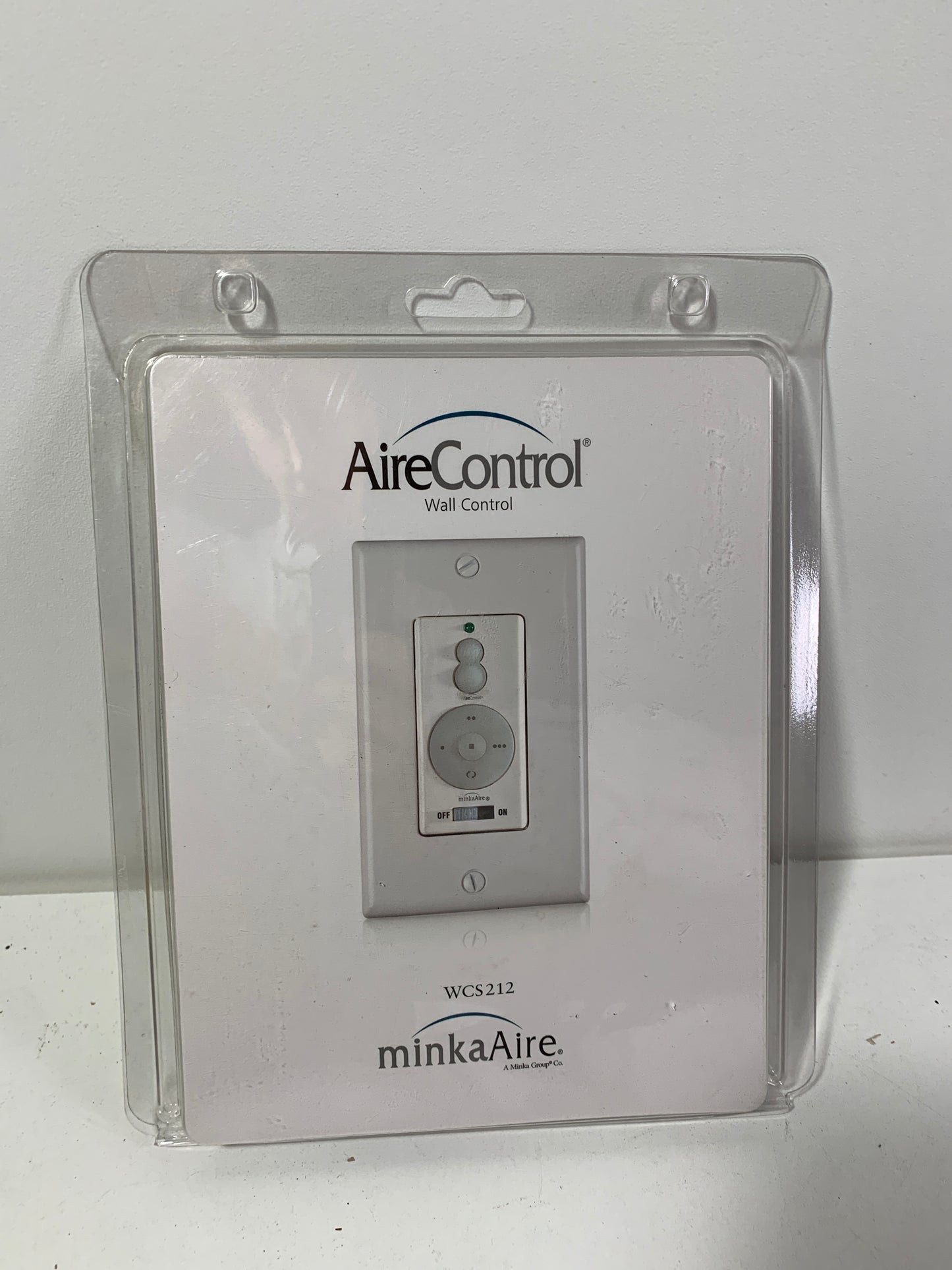 Aire-Control 3-Speed 256 Bit Dimmer Fan Control with Wallplate Switch, White