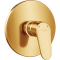 Codllyne 3001-RIV-PB-BG Tru-Temp Mixing Valve Pressure Balance Rough-in Valve Trim Kit Round 1/2 NPT Brushed Gold
