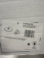 Delta T17245 Bonacci Shower Only Trim Package with 1.75 GPM Single Function Rain Shower Head - Less Rough in Lumicoat Champagne
