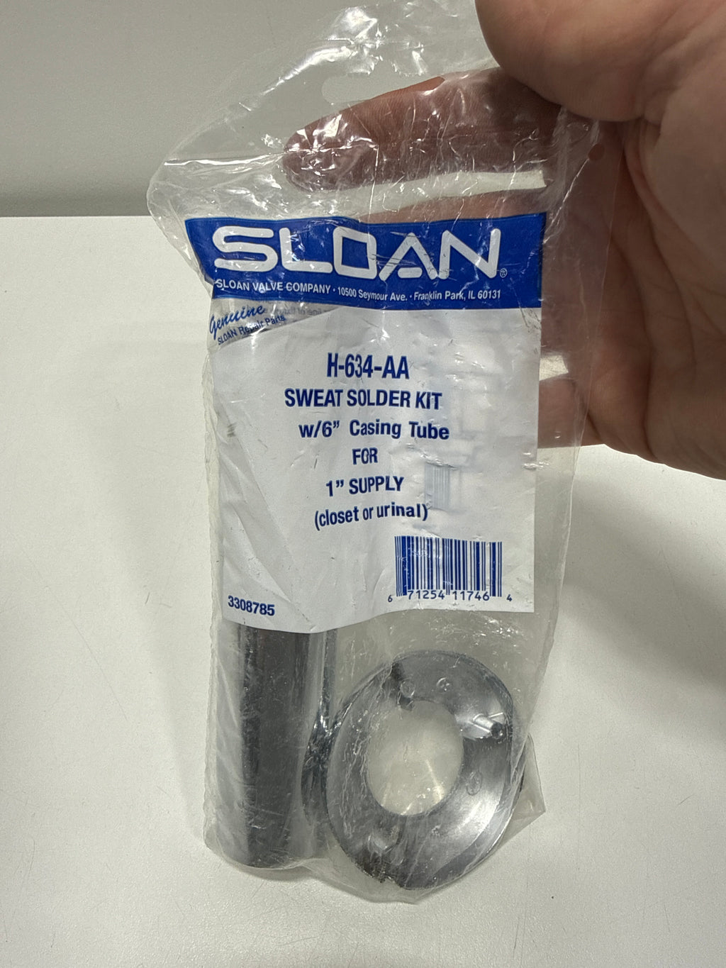 Sloan H-634-AA SWEAT SOLDER ADAPTER Kit 1"