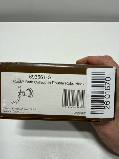 Brizo Rook Double Robe Hook Model: 693561-G