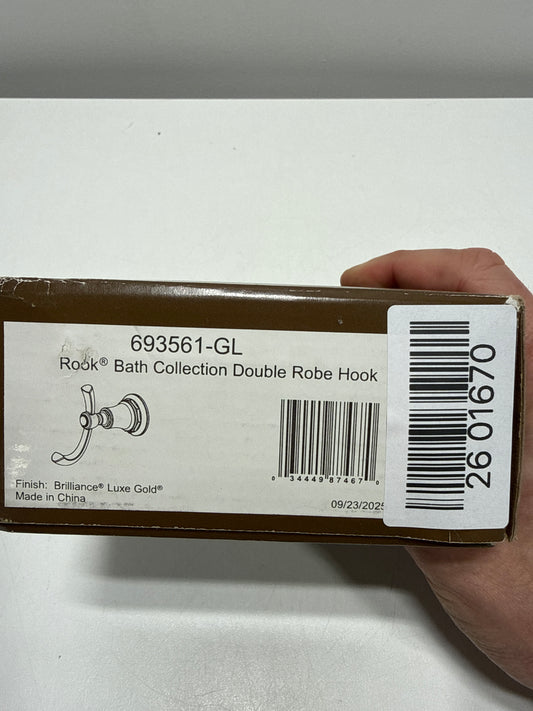 Brizo Rook Double Robe Hook Model: 693561-G